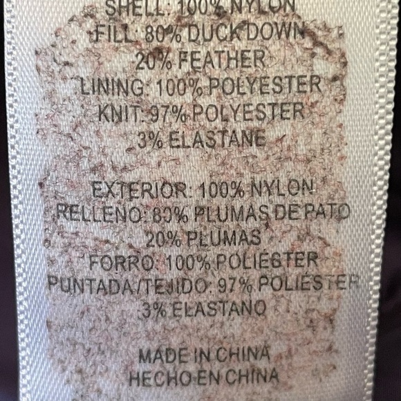 TRINA TURK PUFFER DOWN JACKET Eggplant Size Large - Picture 11 of 12